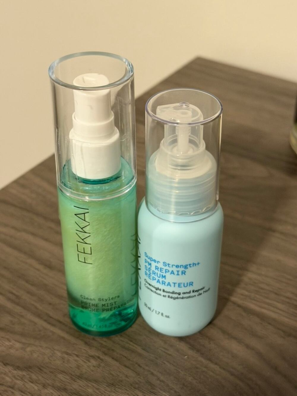 FEKKAI Hair Care Bundle Prime Mist 1.45oz + Super Strength PM Repair Serum NEW